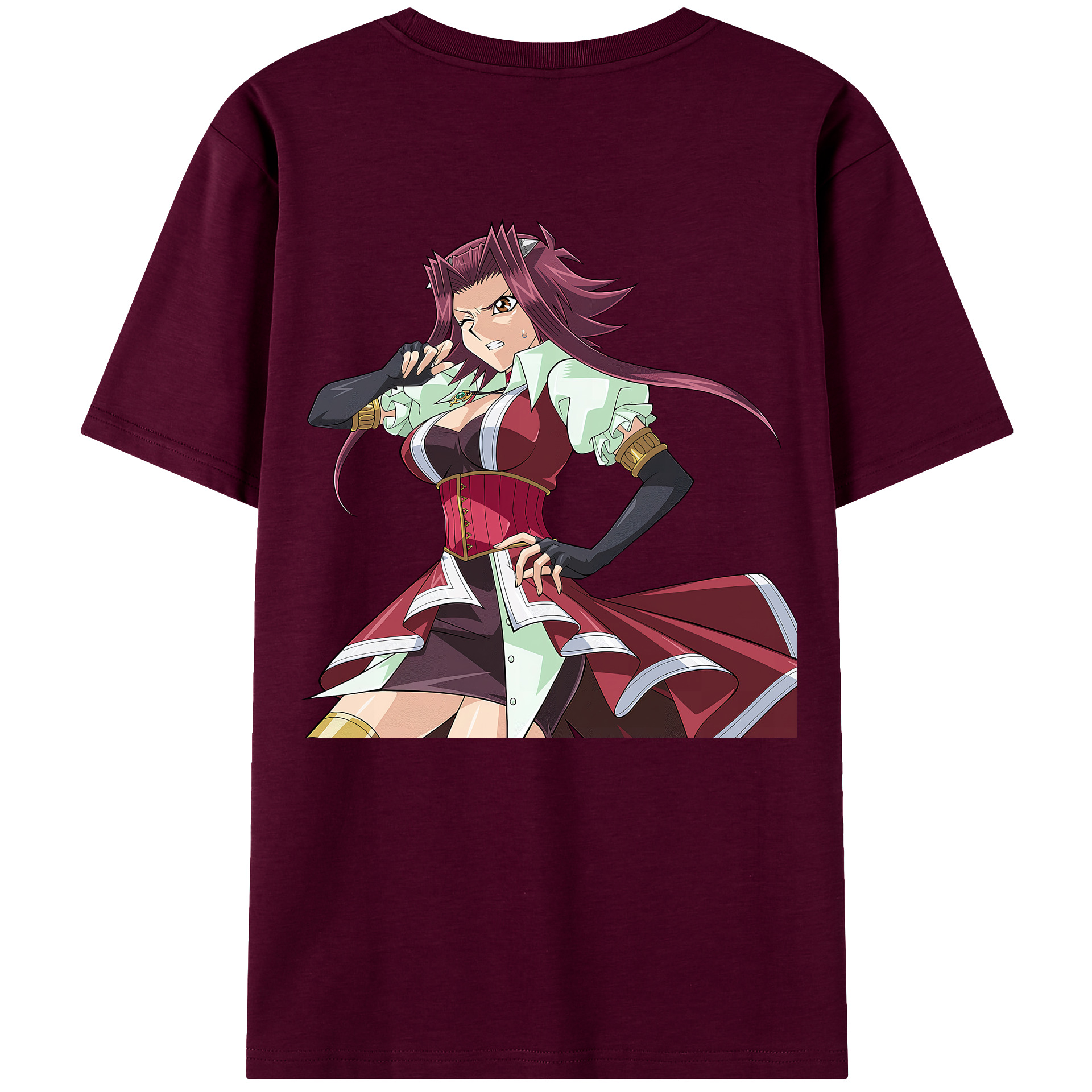 （画像用） 遊☆戯☆王 Yu-Gi-Oh! レディース半袖Tシャツ(バックプリント)